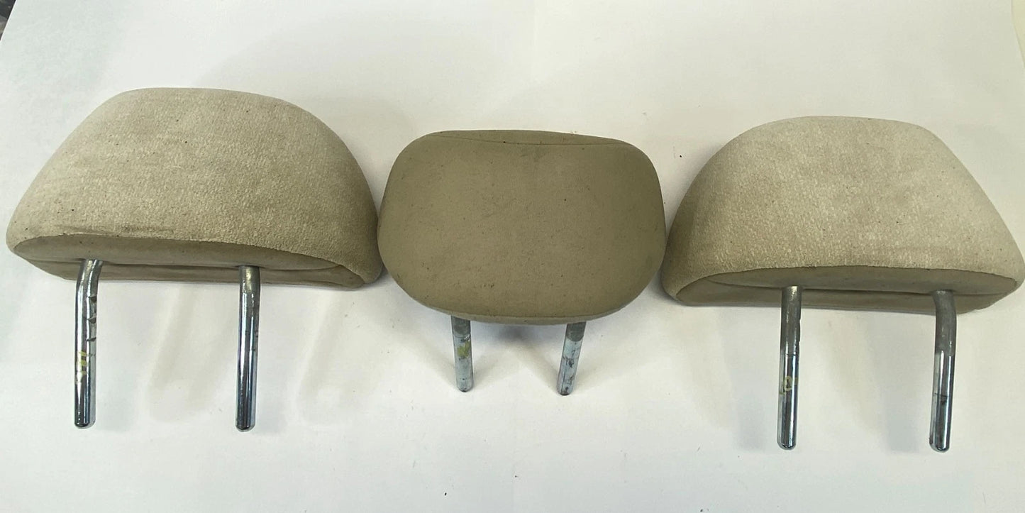 2008-2012 HONDA ACCORD SEDAN REAR SEAT LEFT RIGHT & CENTER HEADREST SET OF 3 OEM