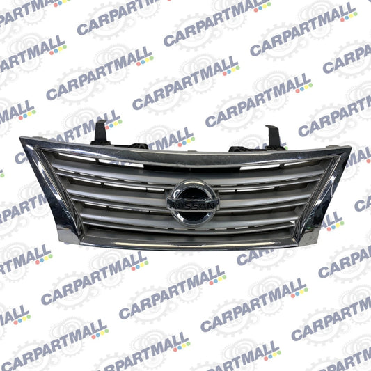 2013 2014 2015 NISSAN SENTRA FRONT UPPER CHROME GRILL GRILLE ASSY OEM