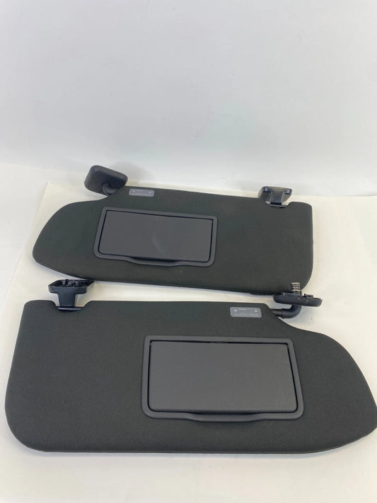 2013-2019 FORD TAURUS SUN VISOR SET LEFT DRIVER RIGHT PASSENGER SIDE BLACK OEM