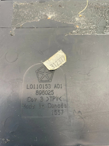2008-2010 GRAND CARAVAN TOWN & COUNTRY CENTER CONSOLE RUBBER MAT LINER L0110153