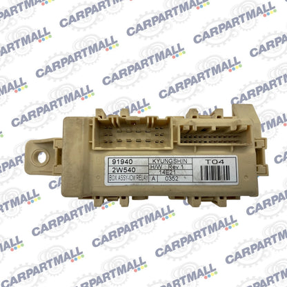 2013-2015 HYUNDAI SANTA FE 3.3L V6 INTERIOR CABIN ICM JUNCTION FUSE RELAY BOX