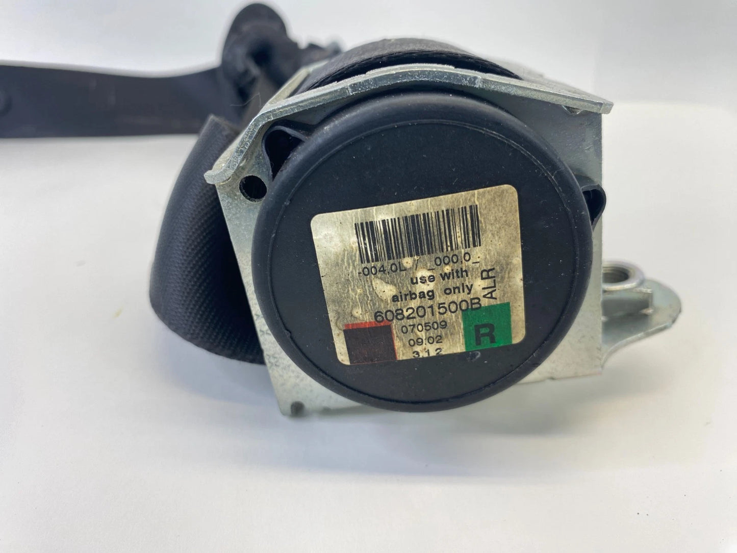 2006-2008 MINI COOPER FRONT RIGHT PASSENGER SEAT BELT RETRACTOR 608201500B OEM