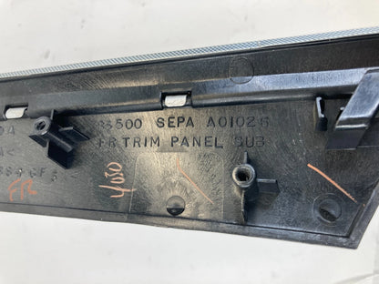 04-08 ACURA TL FRONT RIGHT SIDE INNER DOOR PANEL TRIM MOLDING 83500-SEPA-A01026