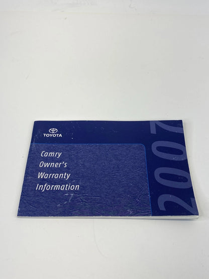 2007 07 TOYOTA CAMRY OWNERS MANUAL INFORMATION WARRANTY GUIDE BOOK SET