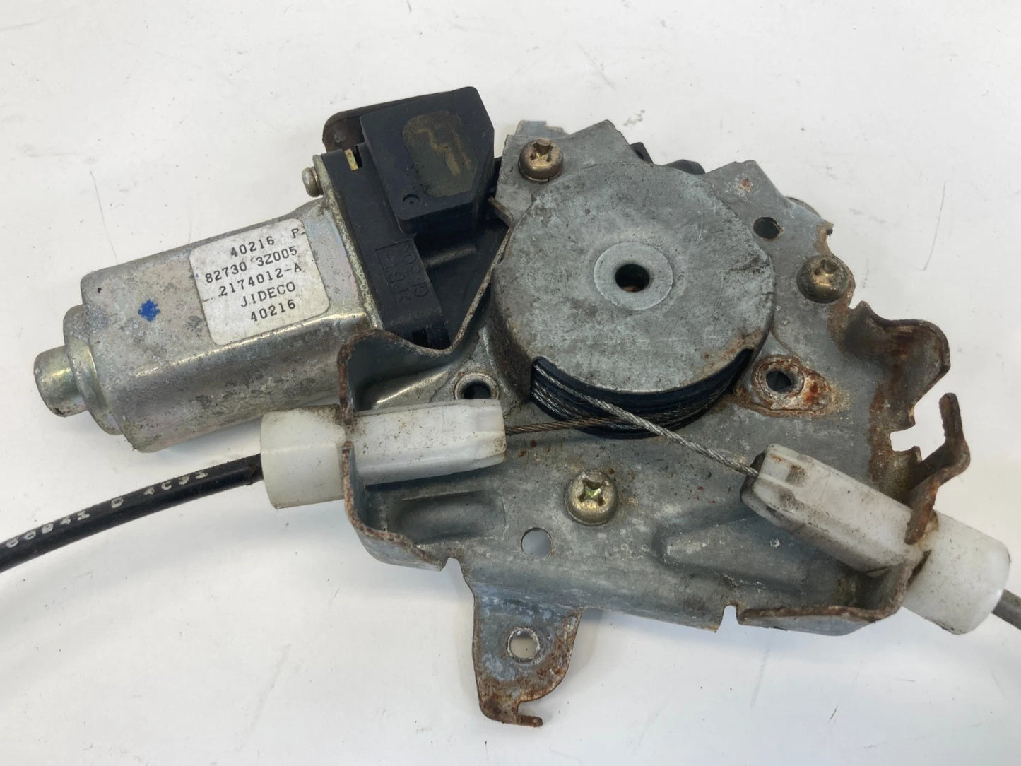 02-06 NISSAN ALTIMA REAR RIGHT DOOR POWER WINDOW REGULATOR W MOTOR 827308J00 OEM