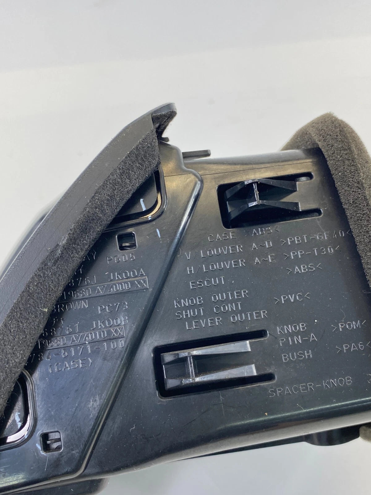 2007 2008 INFINITI G35 SEDAN DASH LEFT DRIVER SIDE A/C AIR VENT OUTER OUTLET OEM
