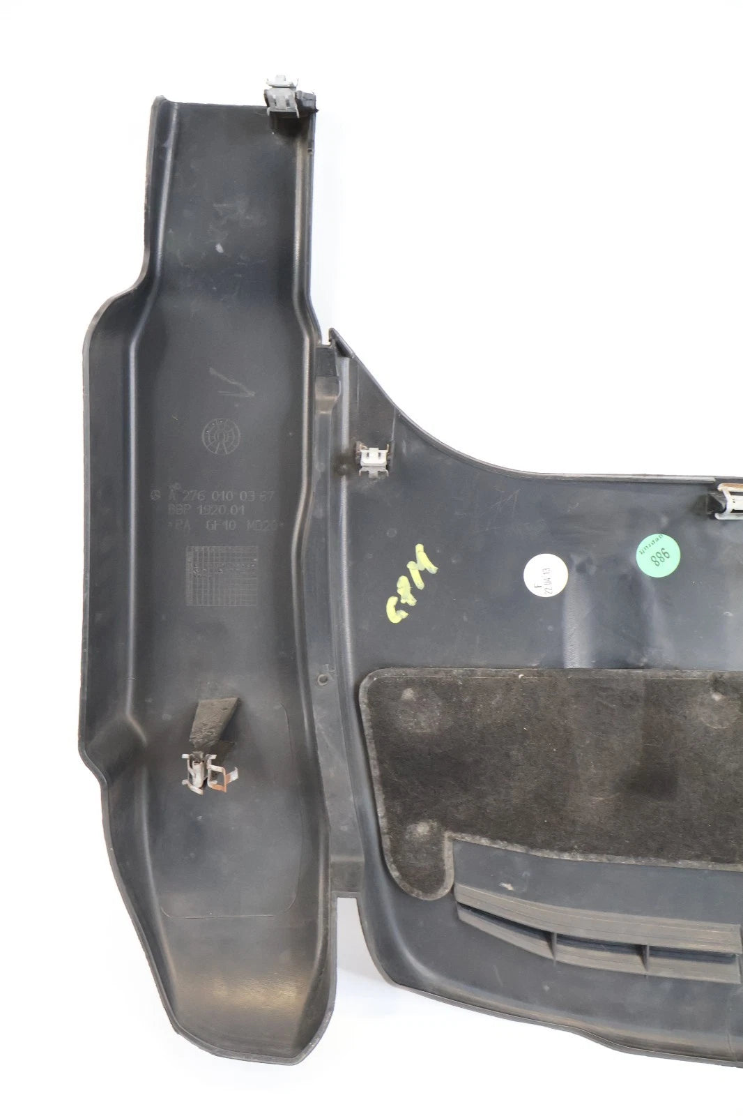 2012-2016 MERCEDES W212 E350 ENGINE MOTOR APPEARANCE COVER TRIM OEM A2760100367