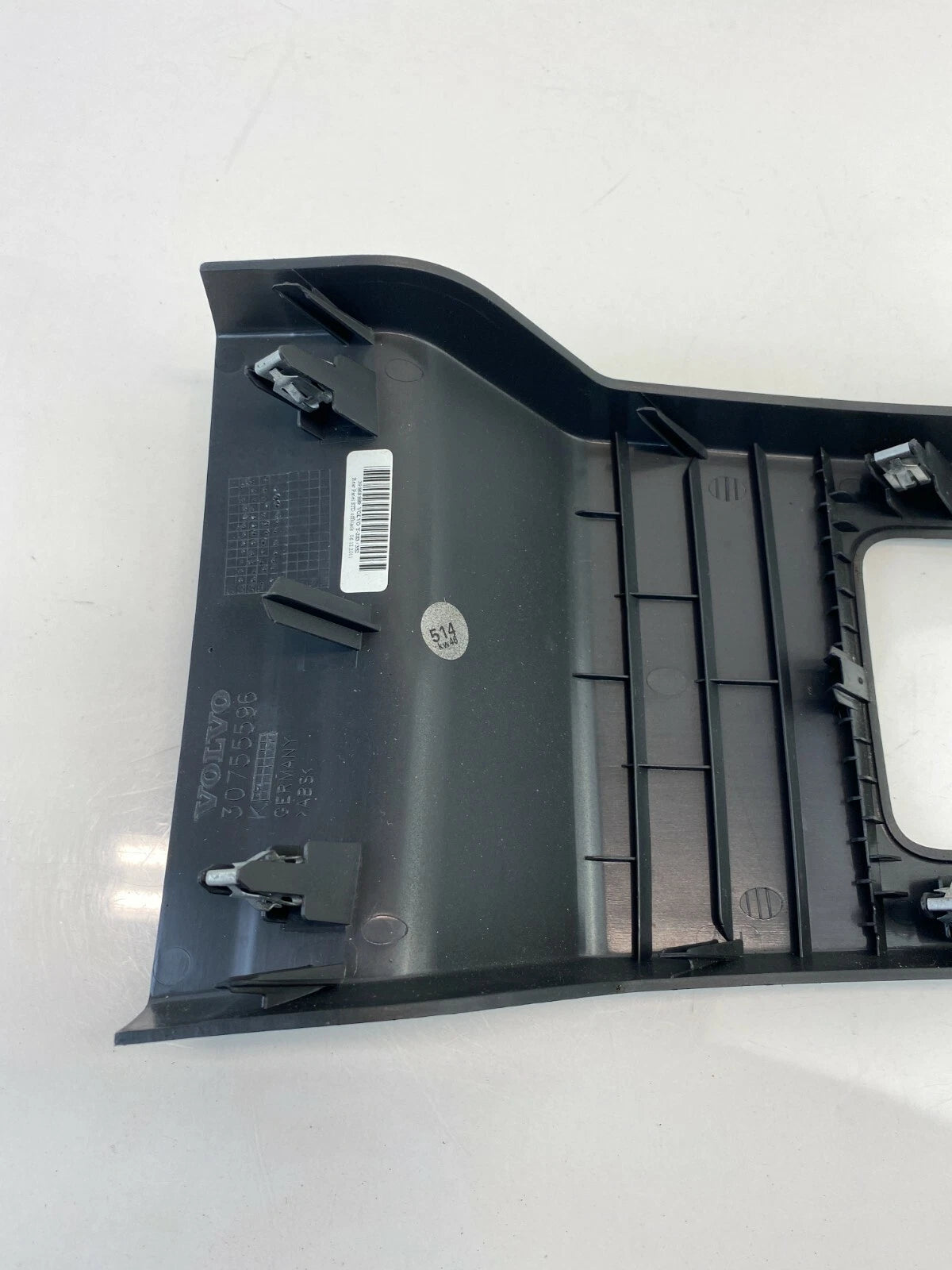 2011-2014 VOLVO S60 REAR CENTER CONSOLE COVER BACK TRIM PANEL 30755596 OEM