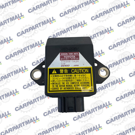 2006 2007 2008 2009 Lexus IS250 Yaw Rate Sensor Control Module 89183-60020 OEM