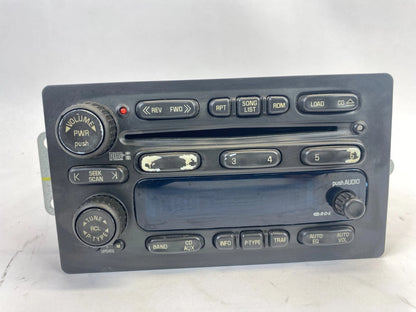 2003-2006 CHEVROLET TAHOE YUKON AM/FM RADIO RECEIVER CD DISC PLAYER 25753974 OEM