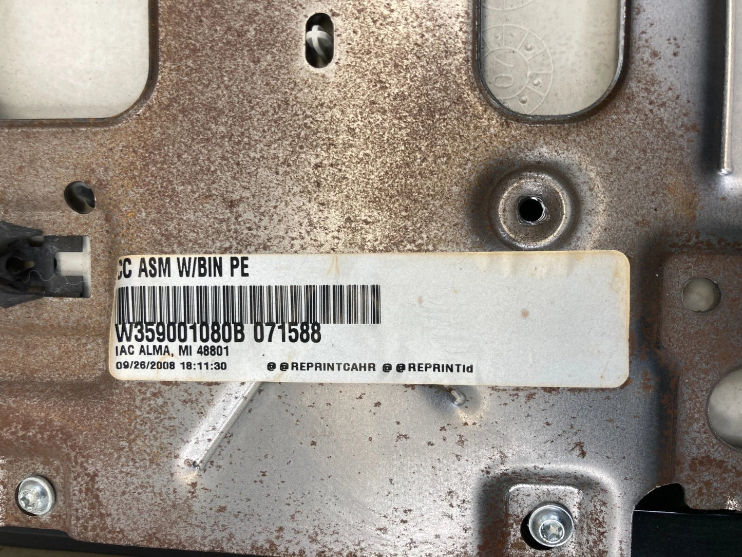 2009-2014 VOLKSWAGEN ROUTAN ROOF OVERHEAD CONSOLE W/ CLIMATE CONTROL 1KN21DW1AA