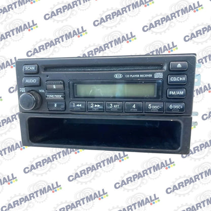 2002-2004 KIA SPECTRA AM FM RADIO CD PLAYER RECEIVER 1K2NC6686X OEM