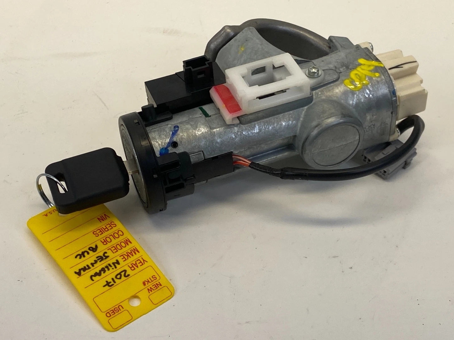 2013-2019 NISSAN SENTRA STEERING COLUMN IGNITION SWITCH LOCK CYLINDER W/ KEY OEM
