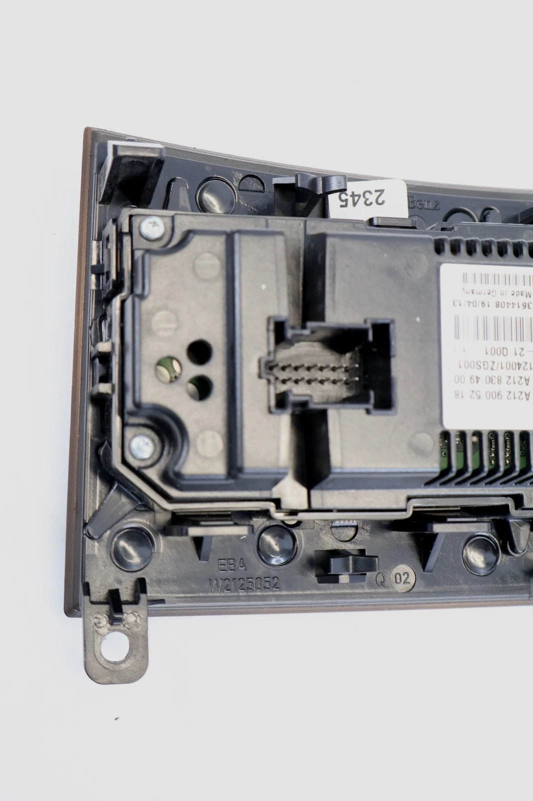12-16 MERCEDES E350 W212 AC CLIMATE CONTROL MODULE PANEL SWITCH OEM A2129005218