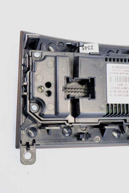12-16 MERCEDES E350 W212 AC CLIMATE CONTROL MODULE PANEL SWITCH OEM A2129005218