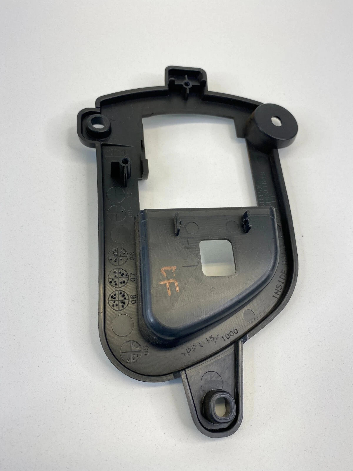 2007-2013 MITSUBISHI OUTLANDER FRONT LEFT INTERIOR DOOR HANDLE BEZEL SPC011649 O