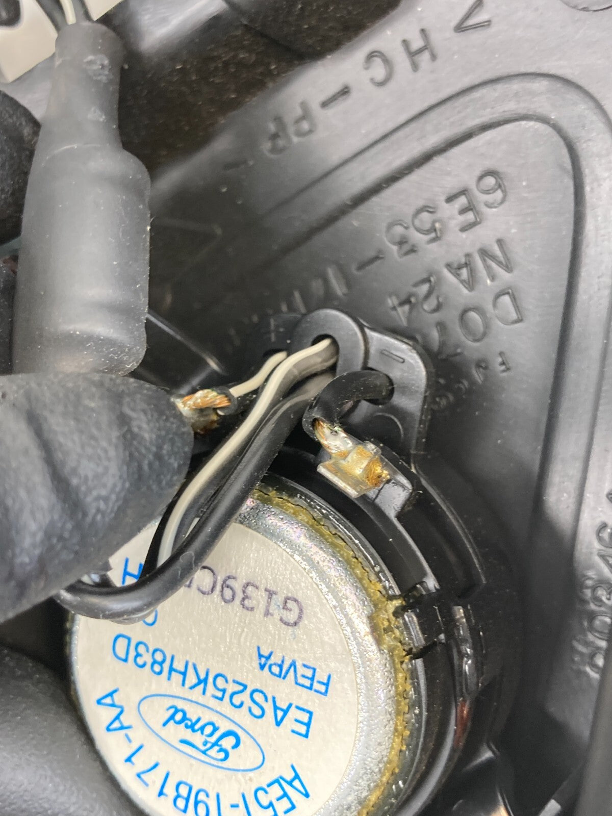 10-12 Ford Fusion Front Left Driver Speaker Tweeter w/ Cover AE5T-19B171-AA OEM