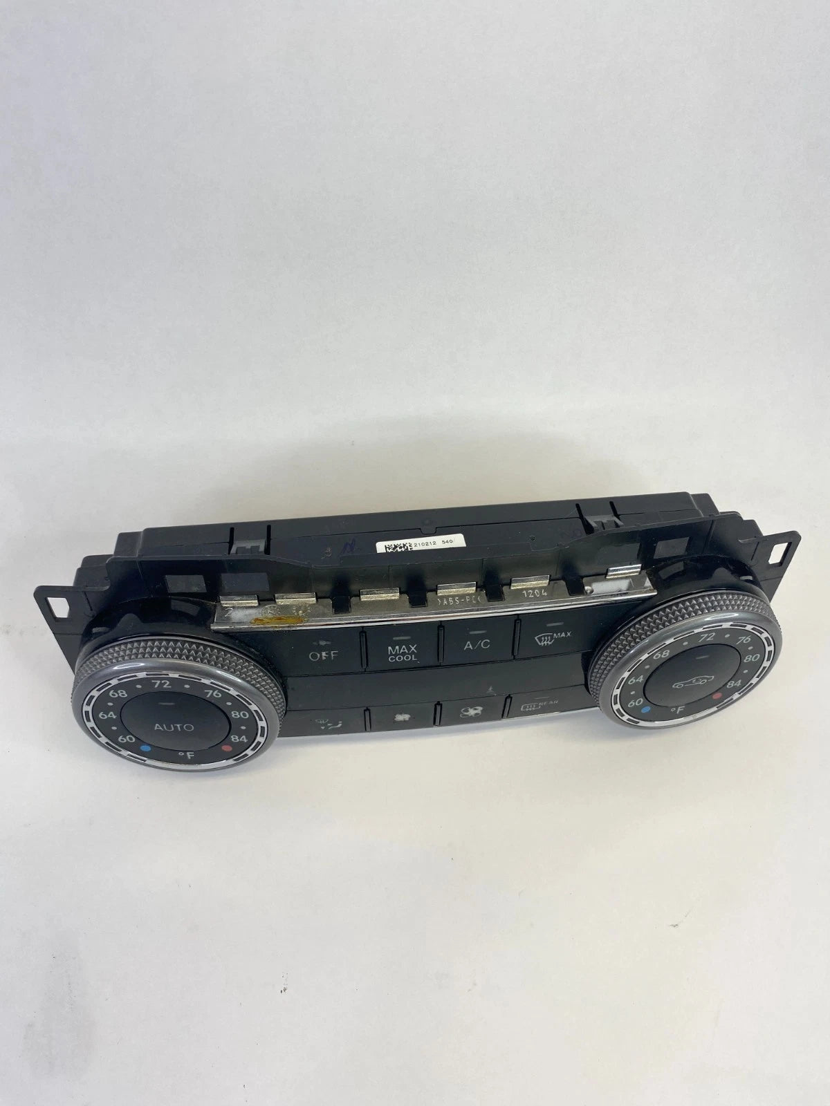 2010-2012 MERCEDES-BENZ GLK350 HVAC A/C CLIMATE CONTROL TEMP A204-900-09-07 OEM