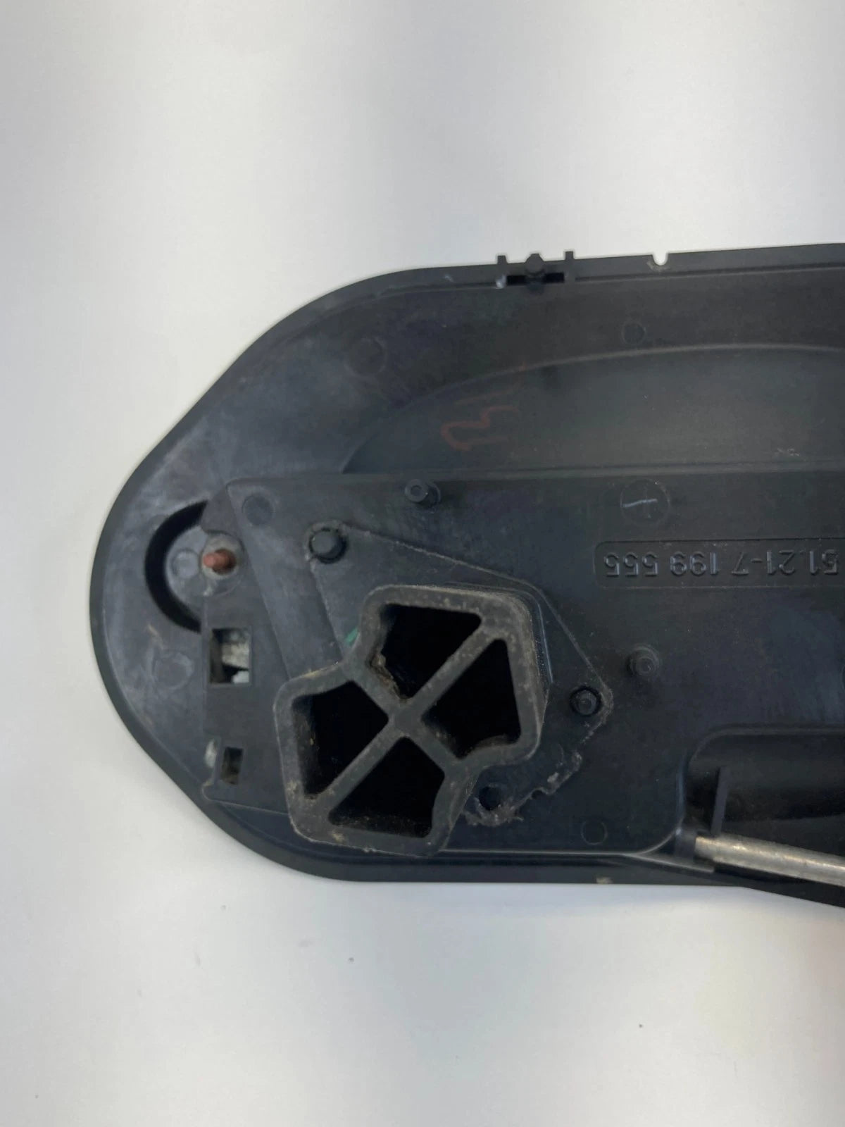 09 10 BMW 535I XDRIVE REAR LEFT EXTERIOR OUTSIDE DOOR HANDLE 51.21-7-199-555 OEM