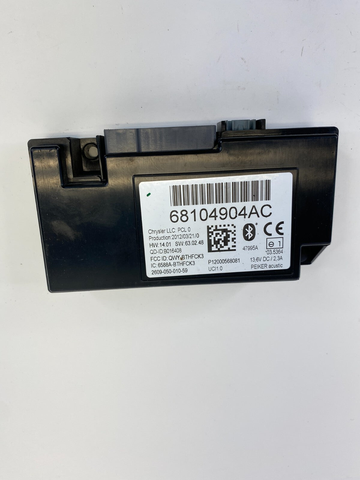2011-2016 Chrysler Town & Country Bluetooth Communication Control Module OEM