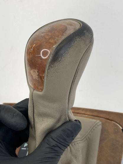 03-06 MERCEDES-BENZ E500 AT GEAR SHIFTER KNOB TRIM BEZEL W/AIR SUSPENSION SWITCH