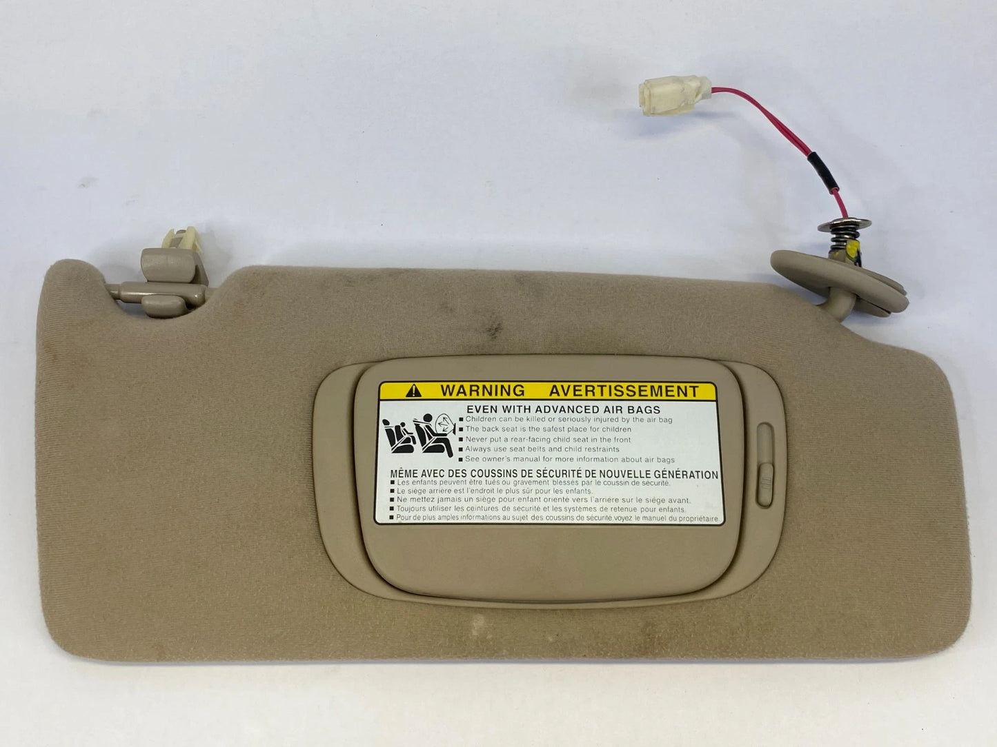 2007-2009 LEXUS RX350 04-06 RX330 ROOF LEFT & RIGHT SUNVISOR SUN VISOR SET OEM