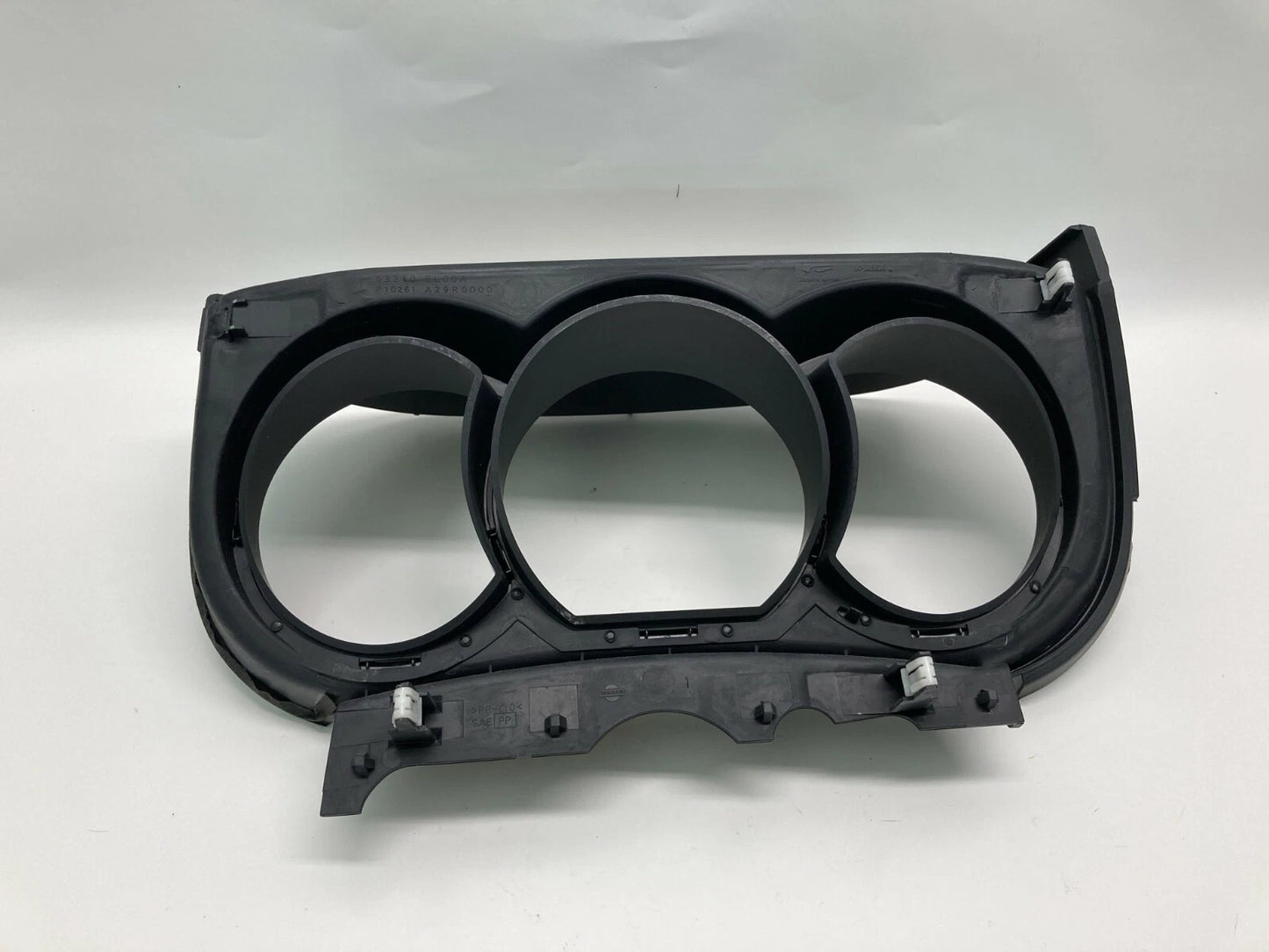 2007-2012 NISSAN VERSA SPEEDOMETER INSTRUMENT CLUSTER DASH BEZEL TRIM 68240EL00A