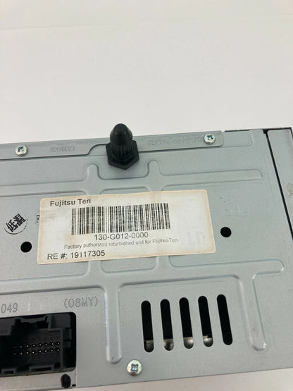 2008 CHEVROLET EQUINOX STEREO AUDIO RADIO CD RECEIVER AUX 25956995 OEM