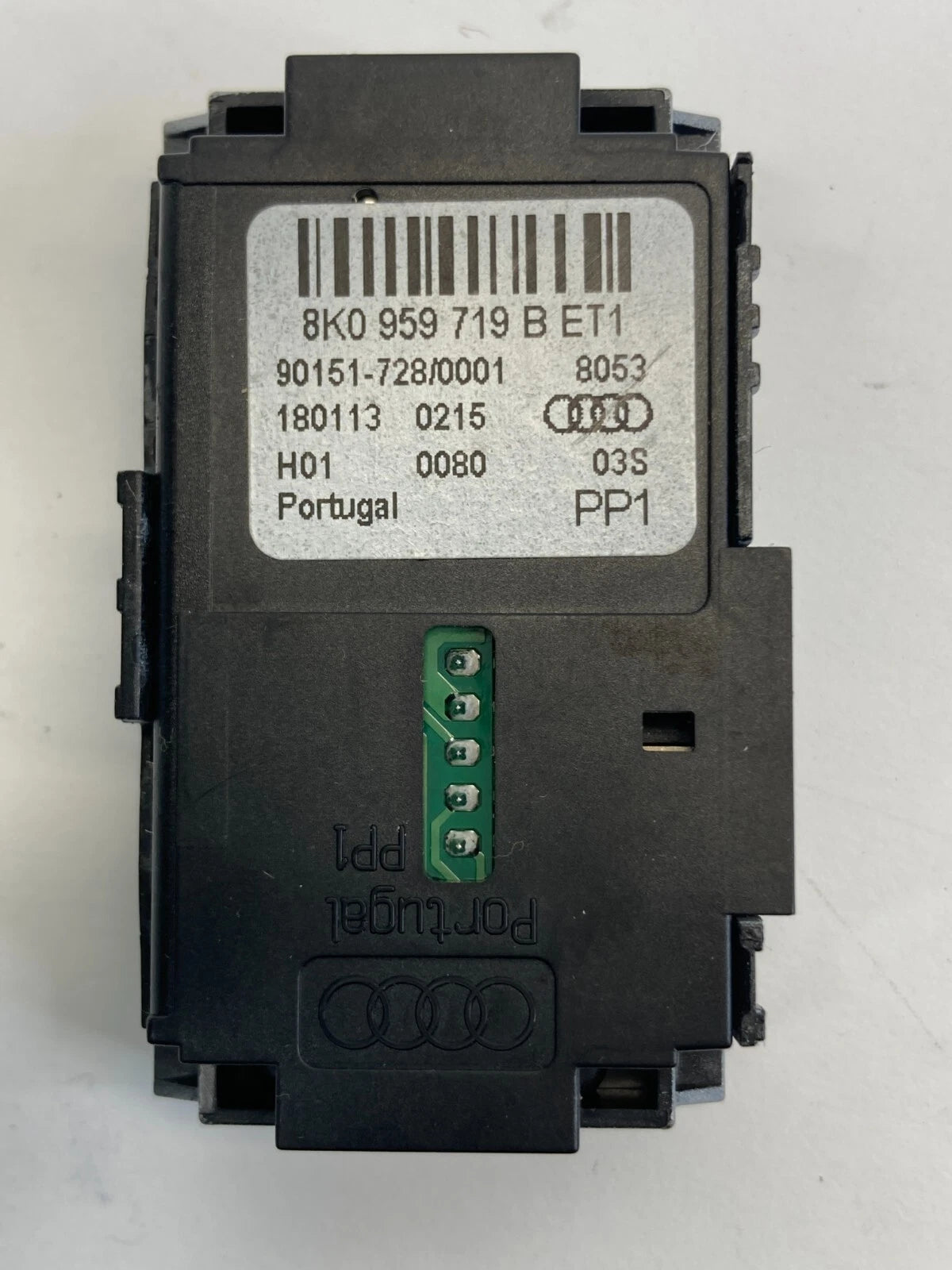 2013-2016 AUDI A4 GARAGE DOOR OPENER TRANSMITTER CONTROL SWITCH 8K0-959-719-B