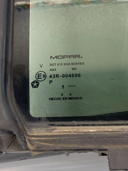 2008-2012 JEEP LIBERTY REAR RIGHT WINDOW VENT QUARTER GLASS OEM