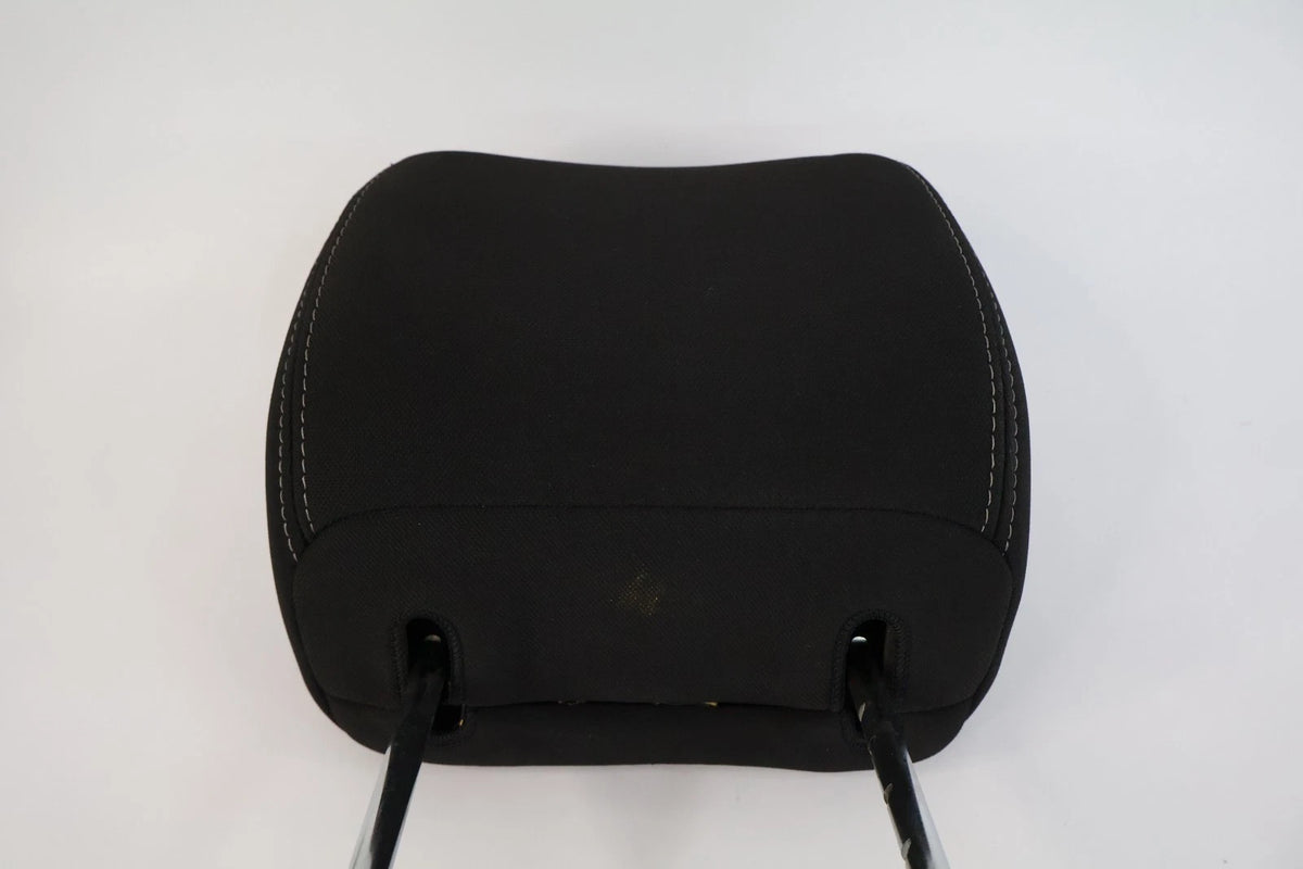 2012 2013 KIA SOUL FRONT HEADREST PAIR BLACK CLOTH DRIVER PASSENGER OEM