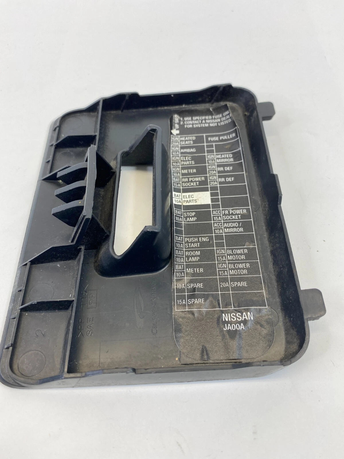 2007-2012 NISSAN ALTIMA INNER DASH FUSE RELAY BOX COVER TRIM LID 68964-JA000 OEM