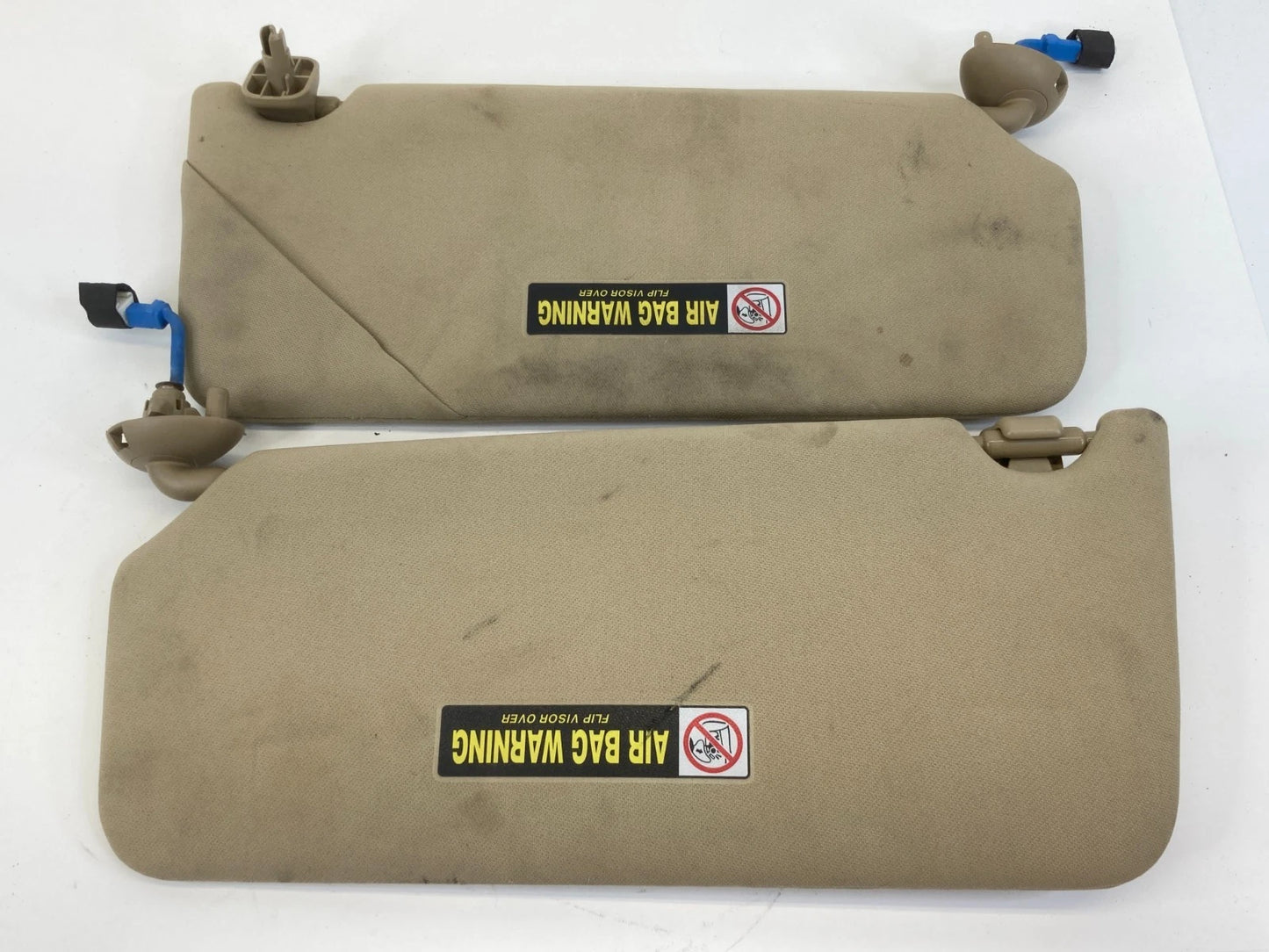 2008-2012 HONDA ACCORD LEFT RIGHT SUNVISOR SUN VISOR SHADE SET ILLUMINATED OEM