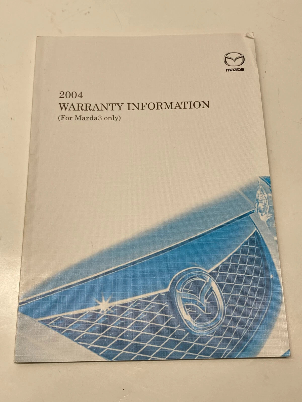 2004 MAZDA 3 MAZDA3 OWNER'S MANUAL GUIDE HANDBOOK WARRANTIES SET W / CASE OEM