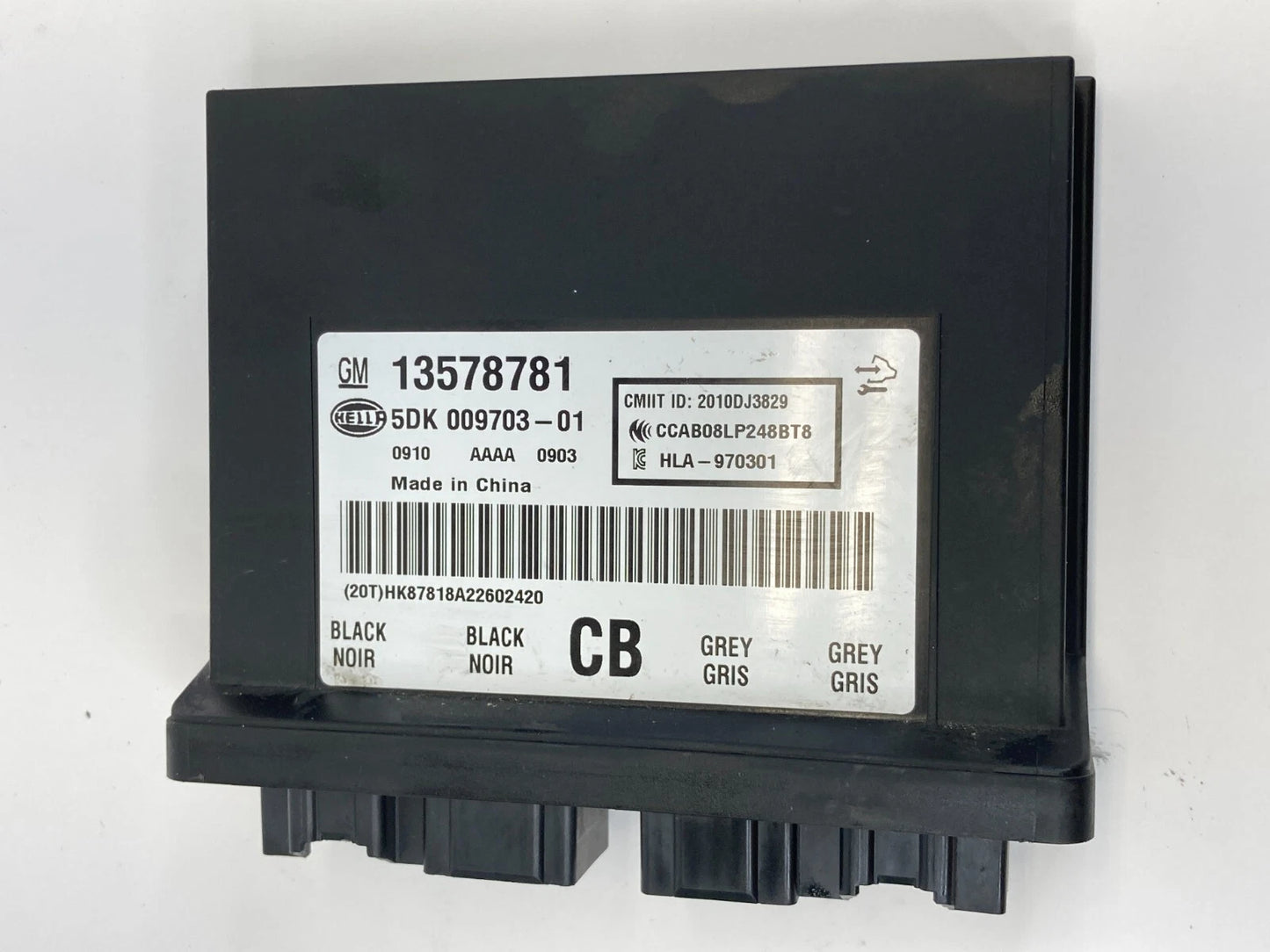 2013 BUICK REGAL THEFT LOCKING KEYLESS ENTRY CONTROL MODULE UNIT 13578781 OEM