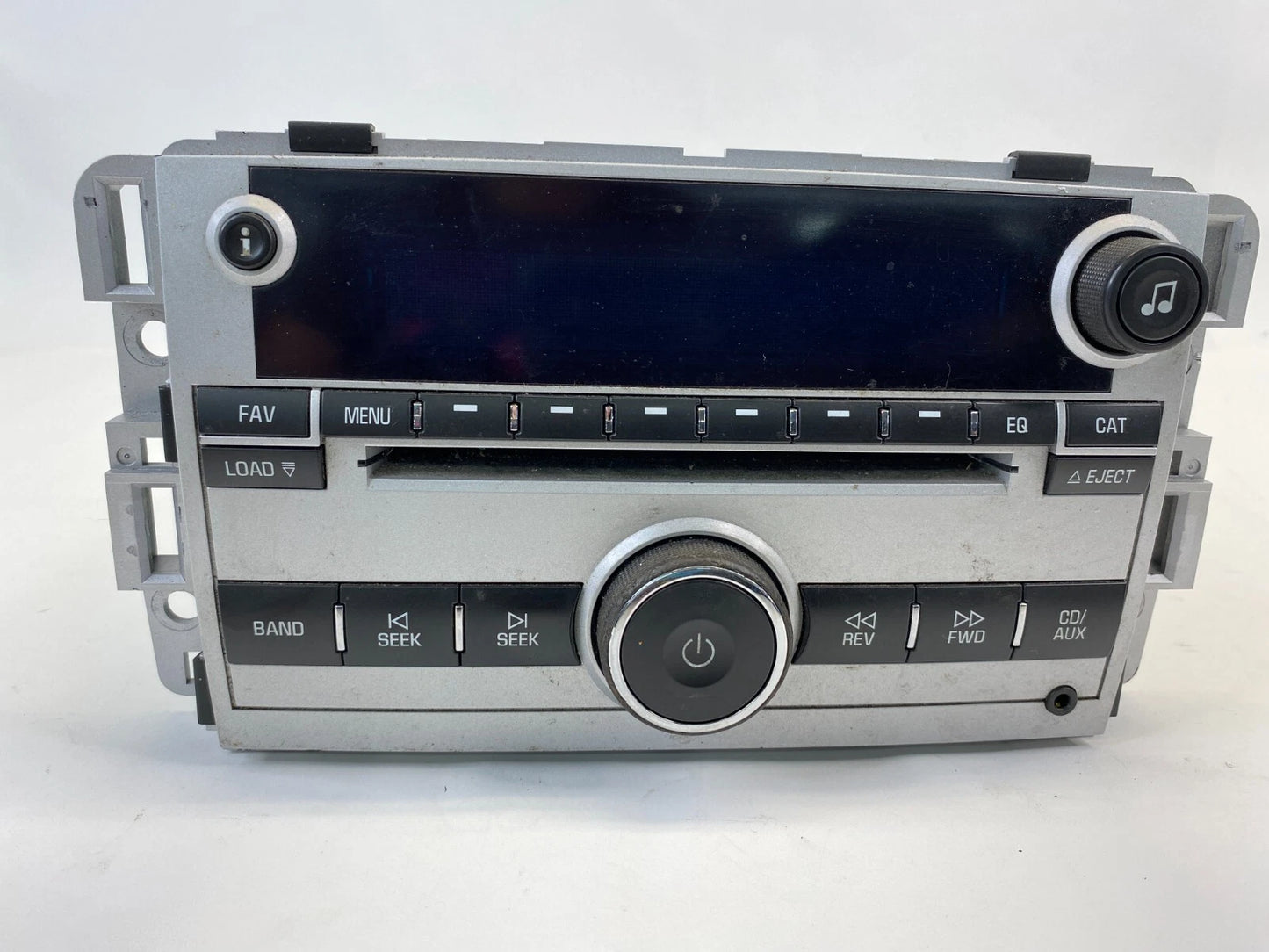 2009 CHEVROLET EQUINOX RADIO AM FM CD RECEIVER AUX PLAYER ASSEMBLY 25994582 OEM