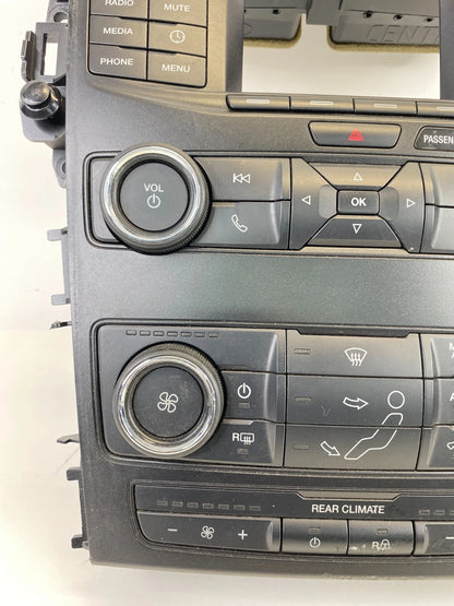 18 19 FORD EXPLORER CLIMATE CONTROL & RADIO TRIM BEZEL W/AIR VENT JB5T-18A802-LB