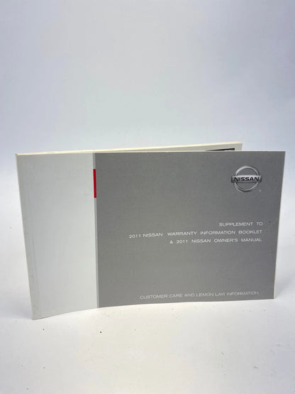 2011 NISSAN MURANO OWNERS MANUAL HANDBOOK BOOKLET USERS GUIDES CASES OEM FACTORY