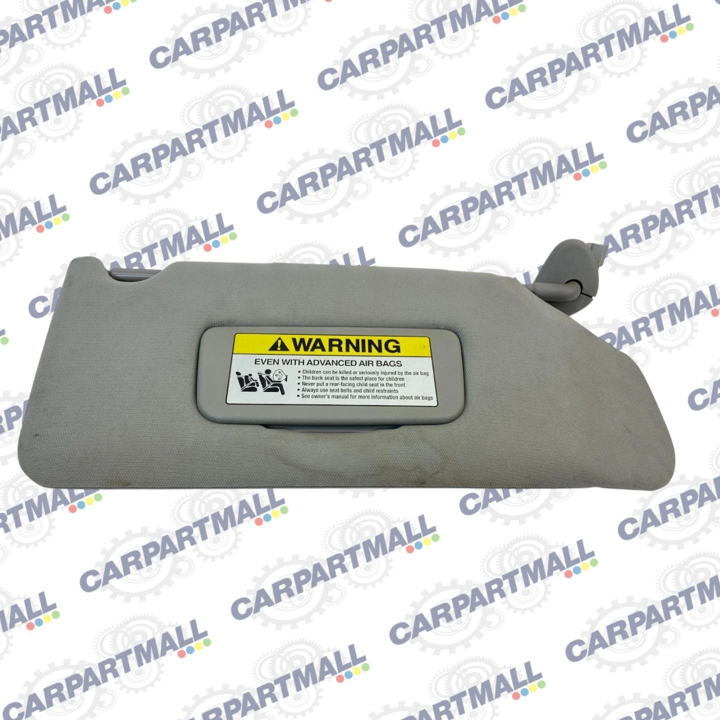 2004-2007 Honda Accord Right Passenger Sunvisor Sun Visor Shade Gray OEM