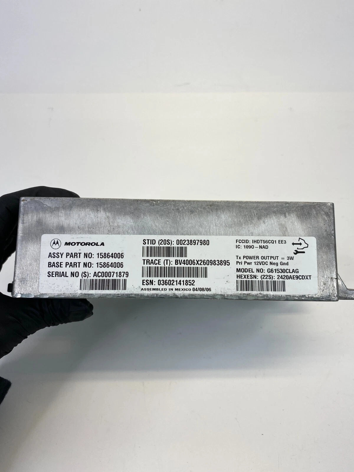 2005-2007 SATURN VUE COMPUTER ONSTAR COMMUNICATION CONTROL MODULE 15864006 OEM
