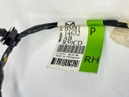 2009-2013 Mazda 6 Mazda6 Rear Right Side Door Wire Wiring Harness BM81-14632-AB