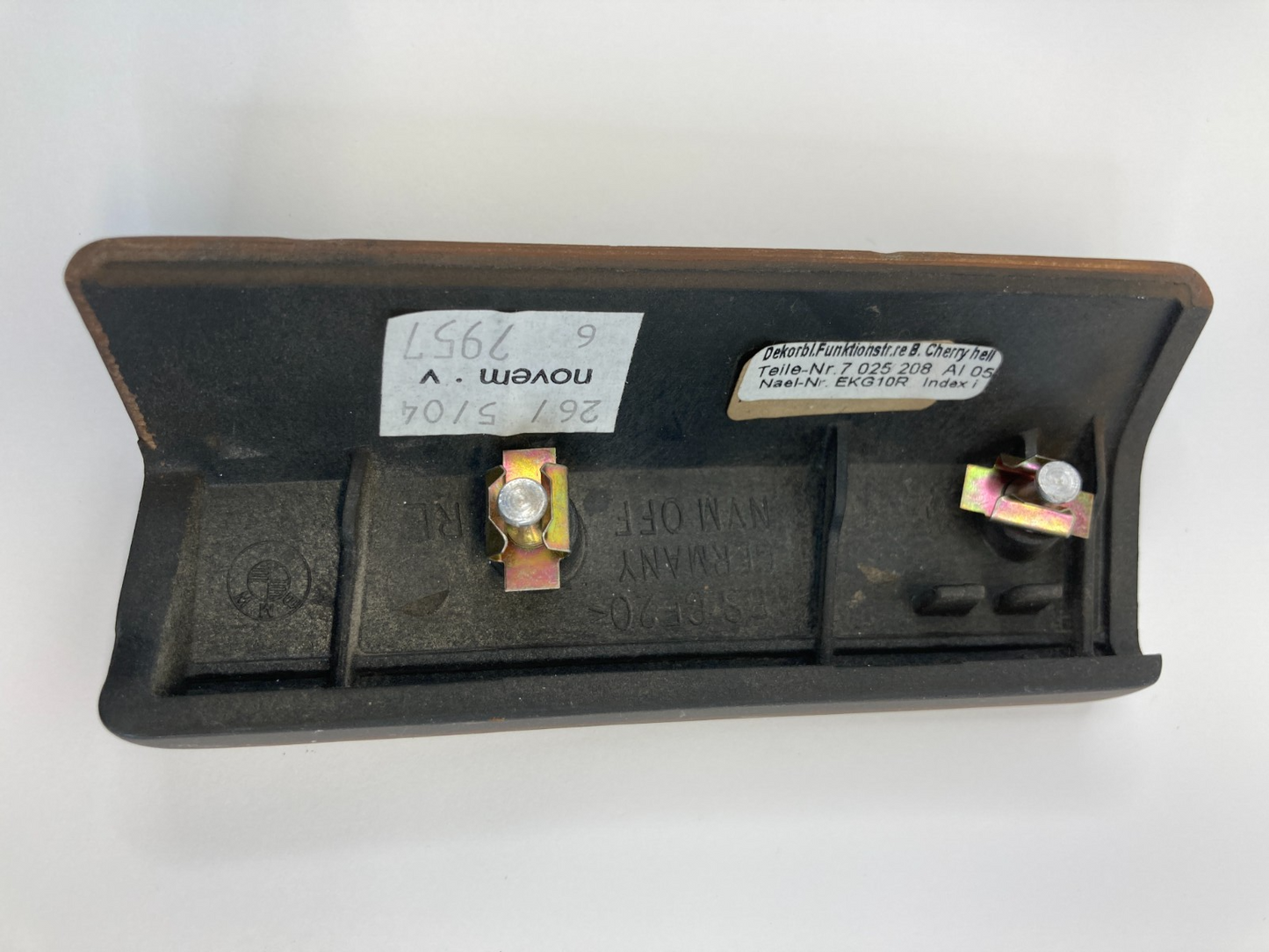 2002 03 04 2005 BMW 745Li 745i Left Driver Center Dash Wood Trim Cover Panel OEM