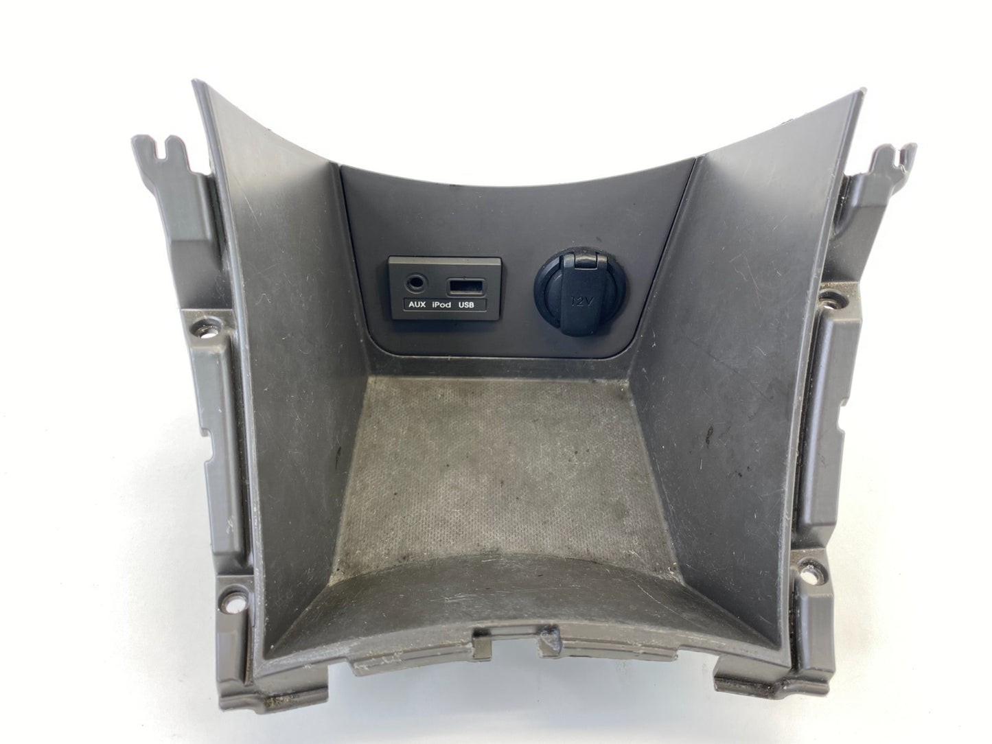 2012-2017 Hyundai Accen Center Console Floor Tray W/ Power Outlet & USB Port