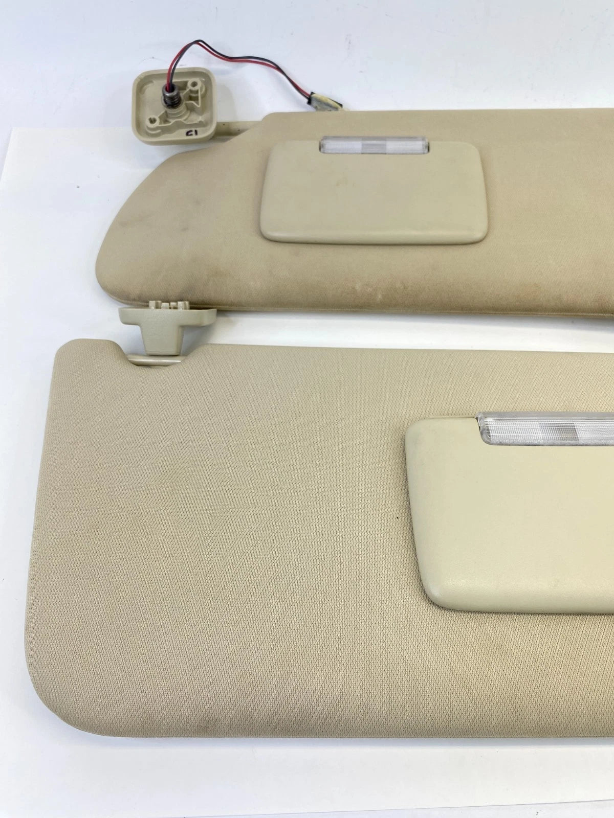 2013-2019 FORD FLEX LEFT & RIGHT SIDE SUNVISOR SHADE SET PAIR W /GARAGE OPENER