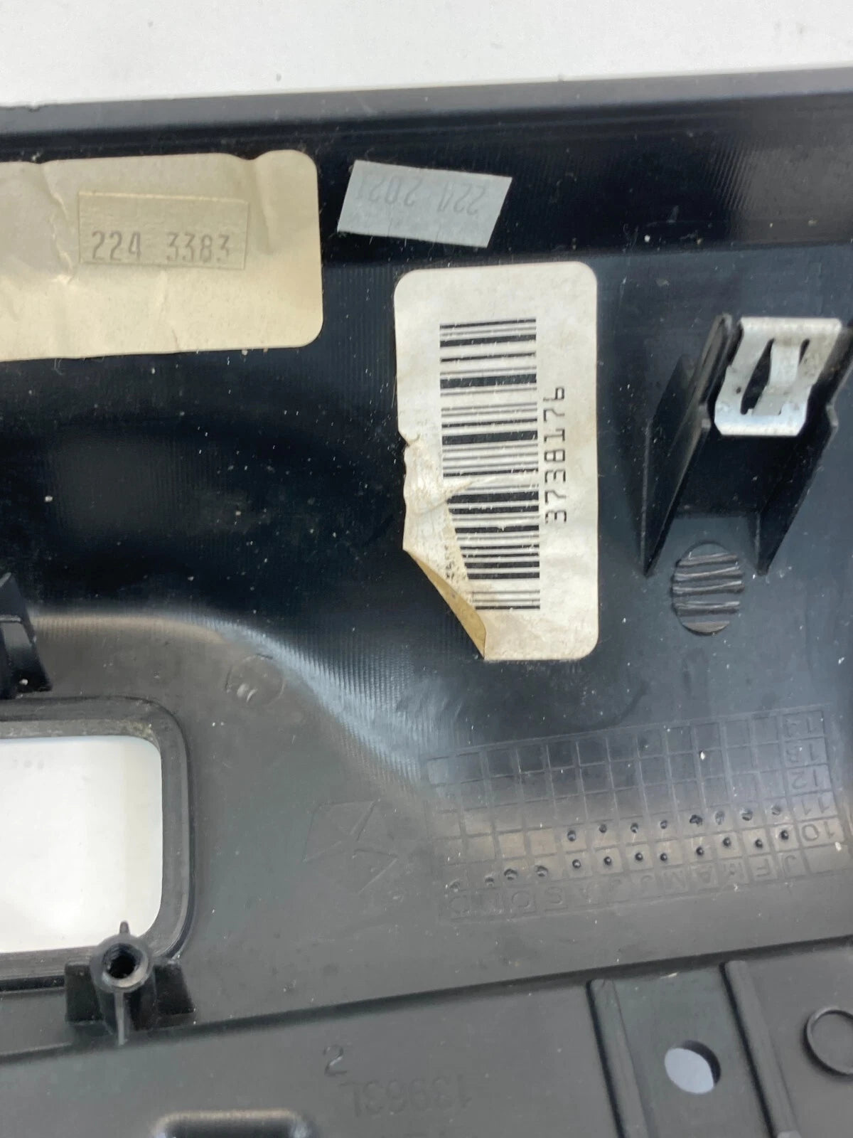 2011-2017 DODGE GRAND CARAVAN DASH HEADLIGHT RHEOSTAT SWITCH BEZEL 1PE41DX9AB