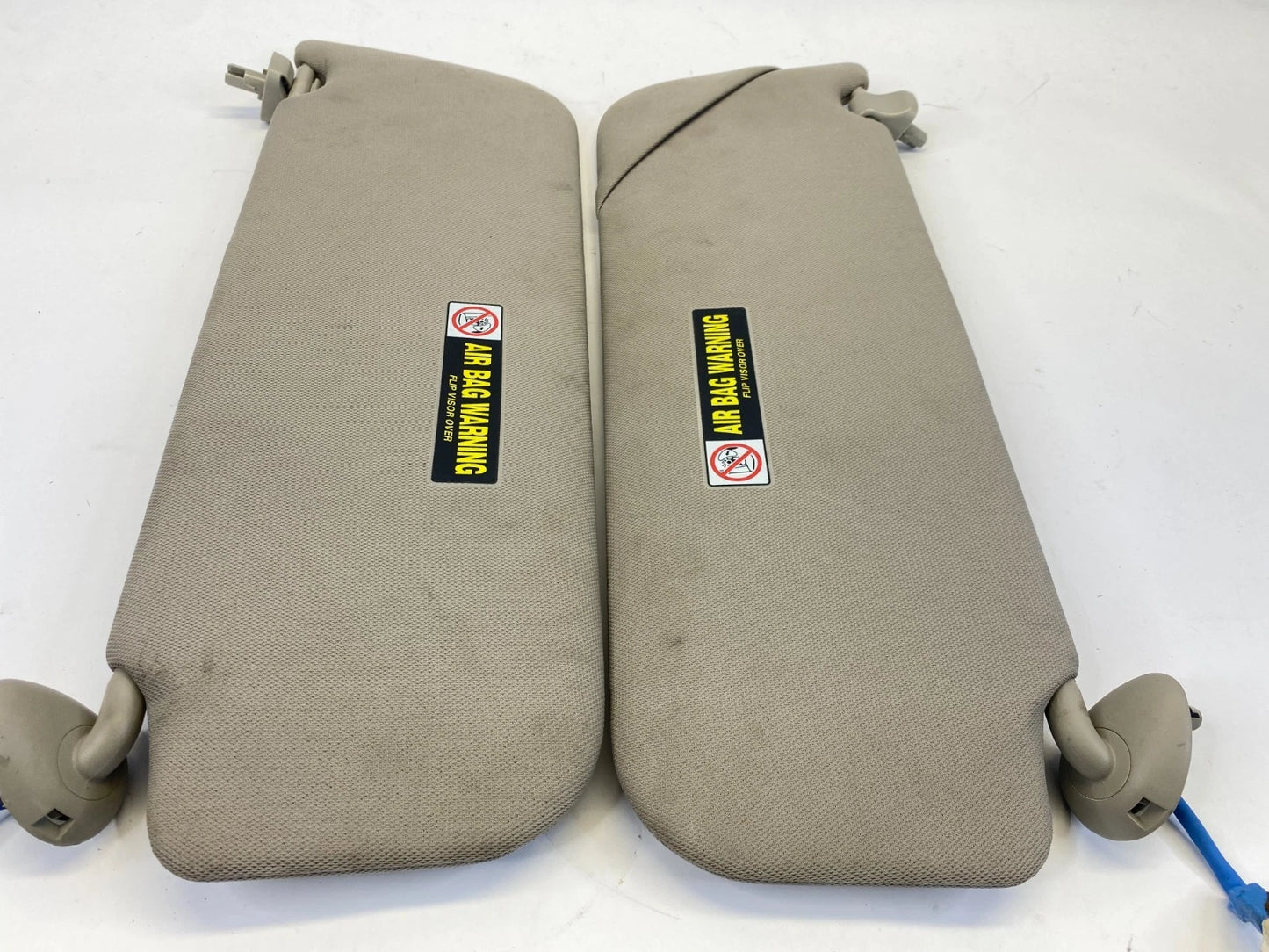11-17 HONDA ODYSSEY W SUNROOF LEFT & RIGHT SUN VISOR SUNVISOR SET W/ LIGHT OEM