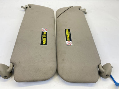 11-17 HONDA ODYSSEY W SUNROOF LEFT & RIGHT SUN VISOR SUNVISOR SET W/ LIGHT OEM