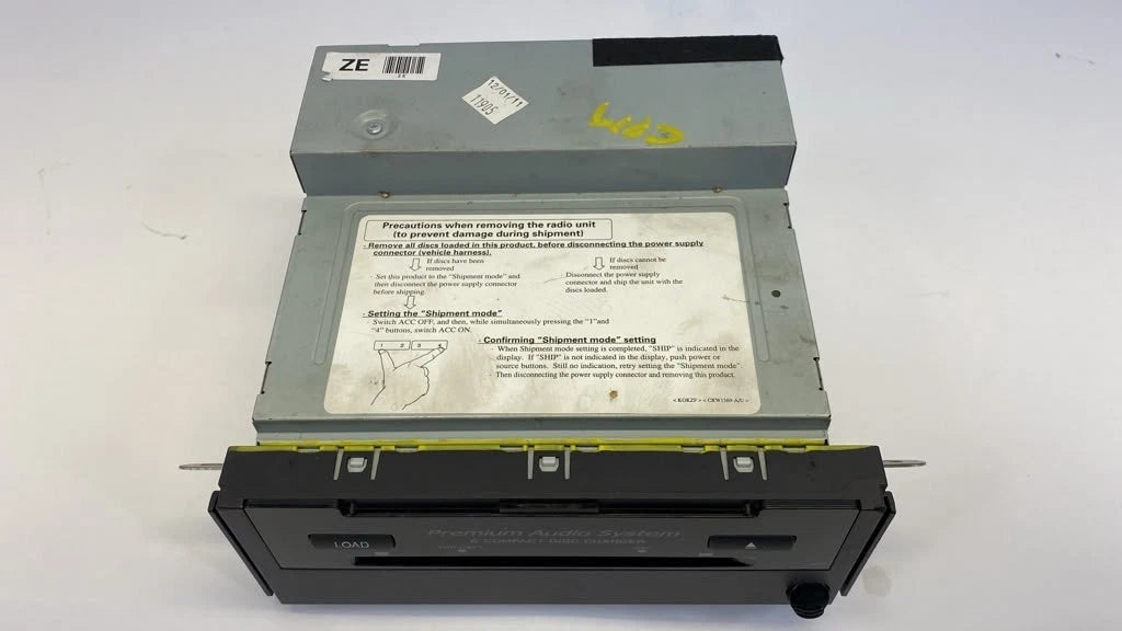 10-12 ACURA RDX AUDIO SYSTEM 6-CD CHANGER AM/FM RADIO PLAYER 39100-STK-A210 OEM