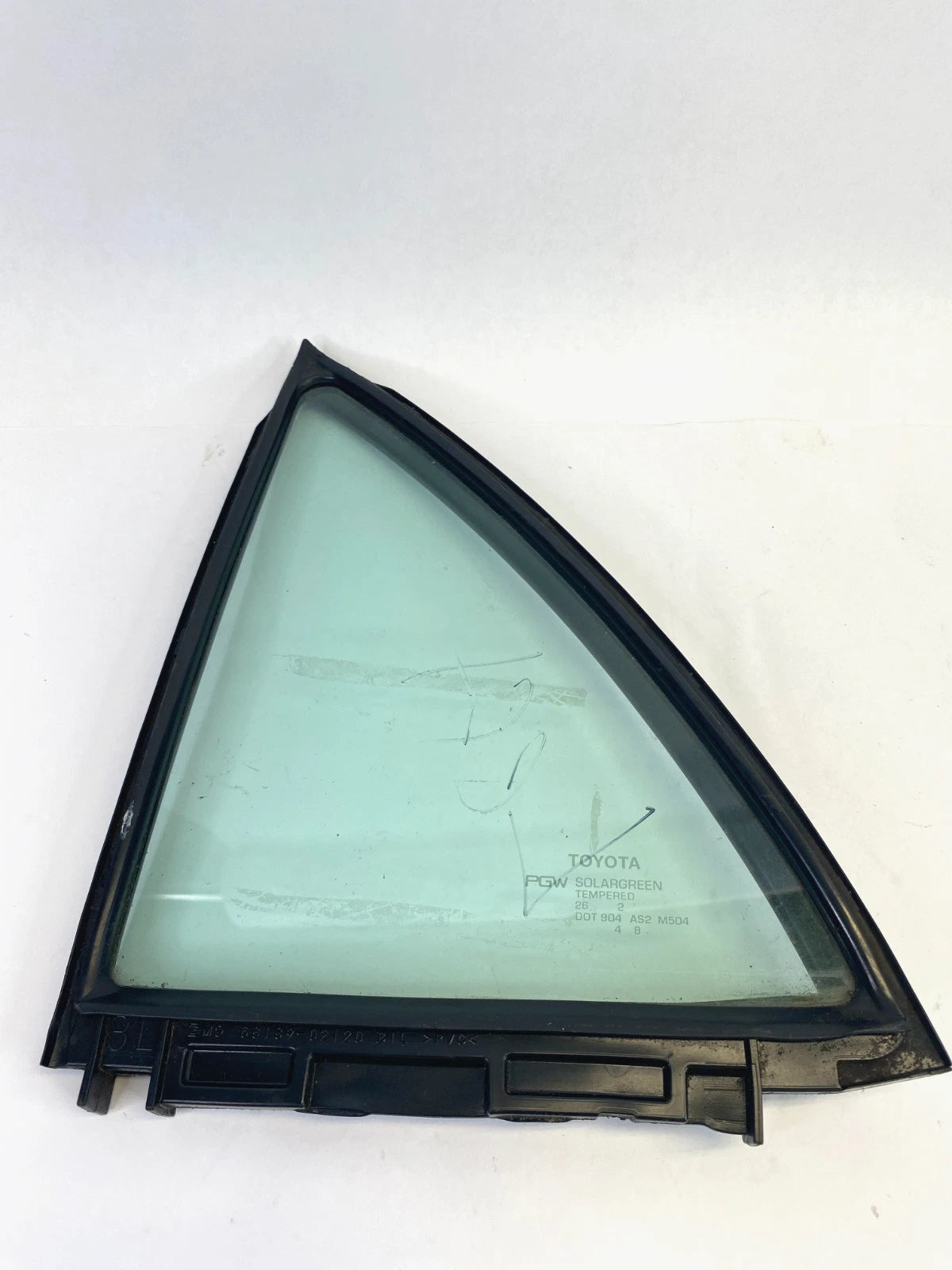 09-13 TOYOTA COROLLA REAR LEFT WINDOW VENT QUARTER GLASS FIXED OEM 68189-02120