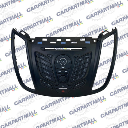 2013 14 15 2016 Ford Escape Dash Audio Radio Face Control Panel DJ5T18K811BA OEM